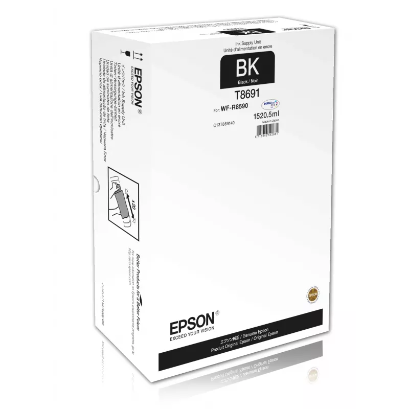 Epson T8691 C13T869140 unidade de fornecimento de tinta, preta, para WorkForce Pro WF-R8590