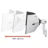 Ergotron HX Series HX ARM COM ARTICULAÇÃO DE ROTAÇÃO PARA CARGAS MUITO PESADAS PAREDE BRANCO PARA MONITORES 1000R 57 POLEGADAS