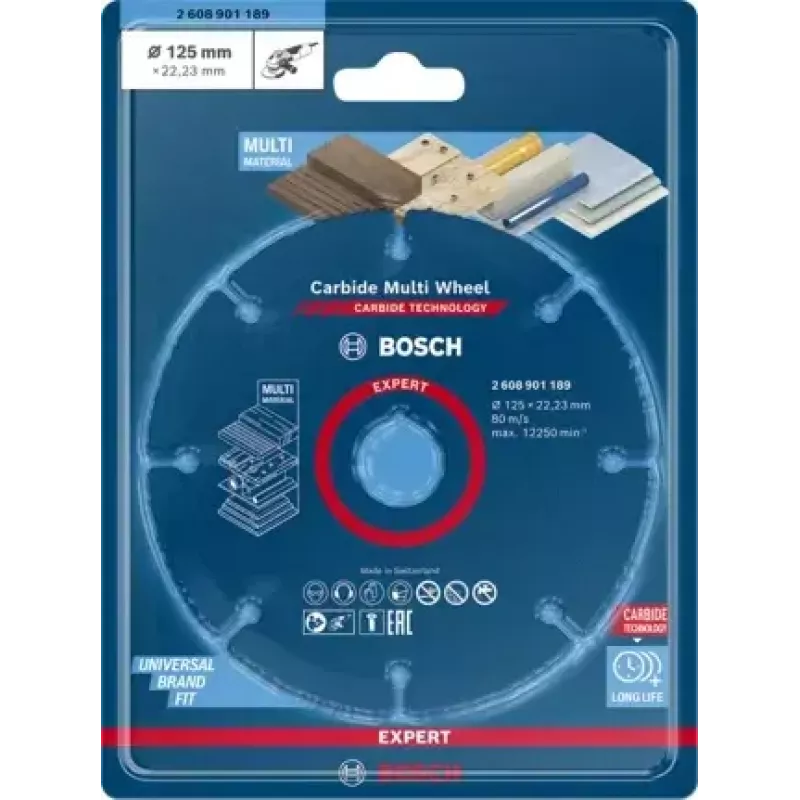 Bosch 2 608 901 189 acessório de lixar/cortar para ferramenta rotativa plástico, madeira disco de corte