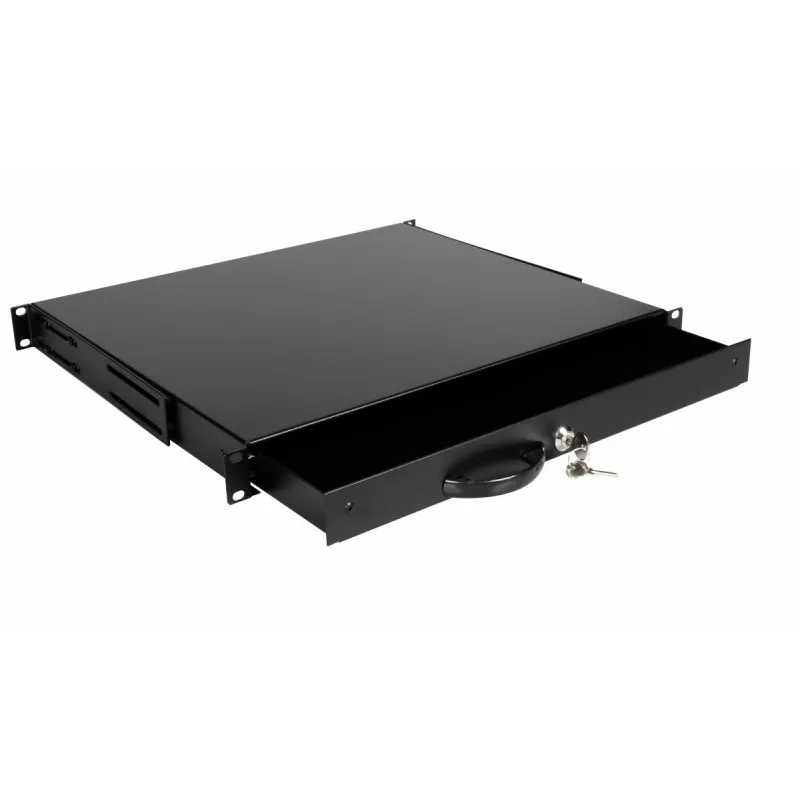 Gaveta Equip EZD-1-B gaveta com fechadura 19' 1U preto