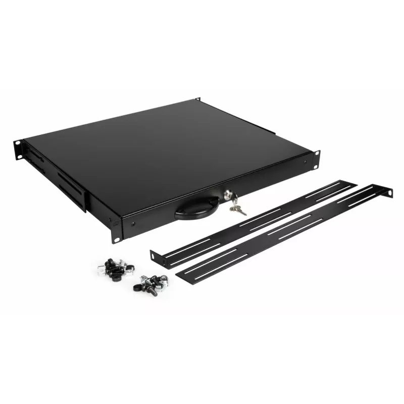 Gaveta Equip EZD-1-B gaveta com fechadura 19' 1U preto