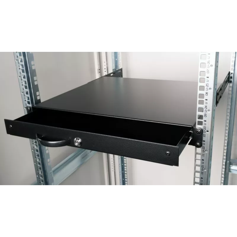 Gaveta Equip EZD-1-B gaveta com fechadura 19' 1U preto