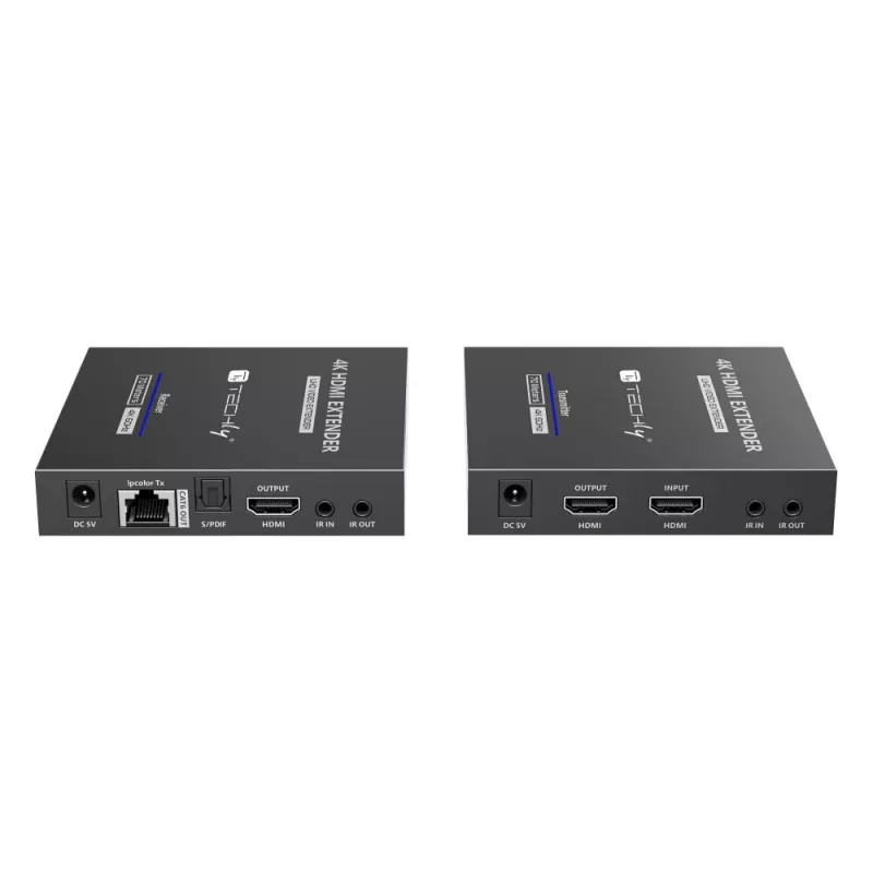 Techly IDATA-EXT-676 transmissor e recetor AV preto