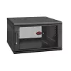 APC NetShelter WX AR106SH6, 6U, armário de patch 19 polegadas, montagem na parede, pré-montado, 600 mm de profundidade