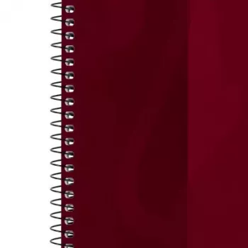 Caderno Oxford 100050355 A4 80 folhas bordô