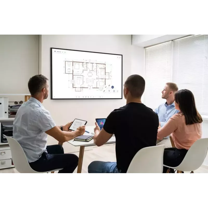Ecrã plano de sinalização digital Optoma N3651K 65 polegadas LED 4K Ultra HD