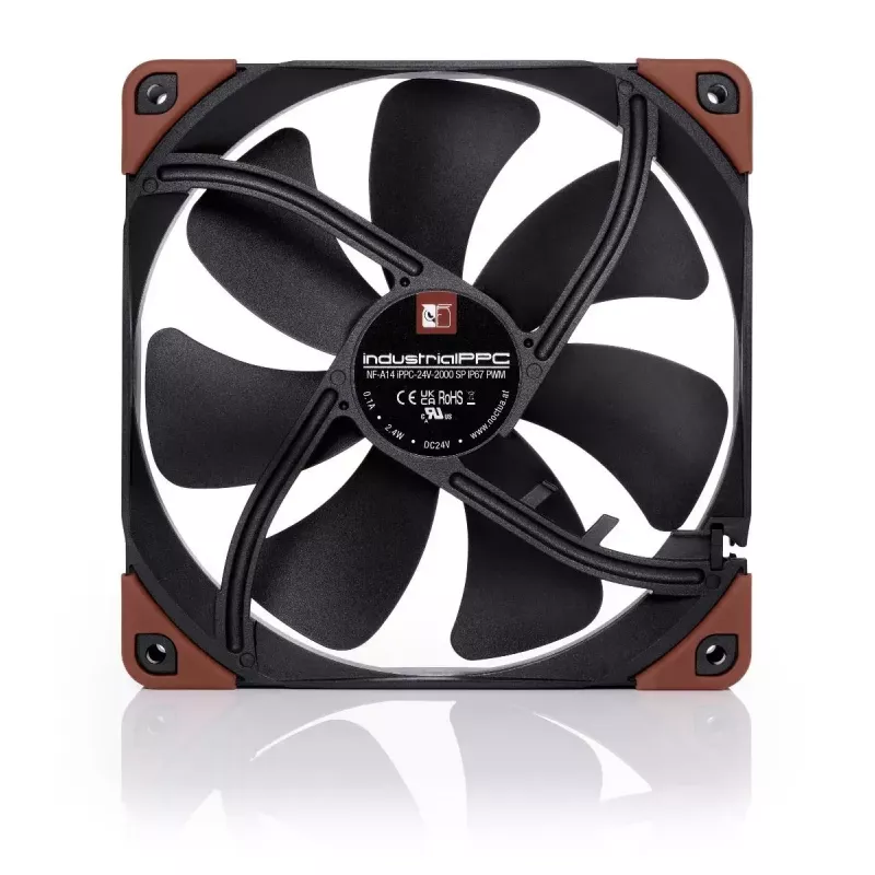 Ventoinha Noctua NF-A14 14 cm 500-2000 rpm preto castanho