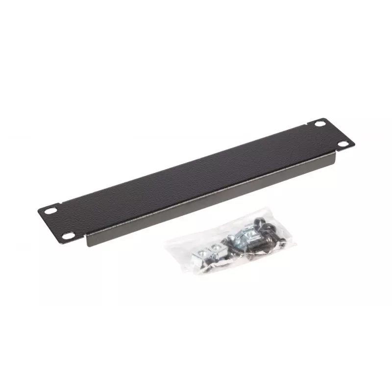 Equip EZBP-10-B 10" (25,4 cm) painel cego para rack, 1U, preto