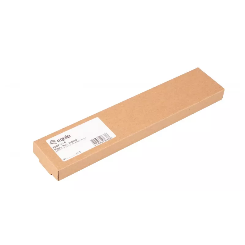 Equip EZBP-10-B 10" (25,4 cm) painel cego para rack, 1U, preto