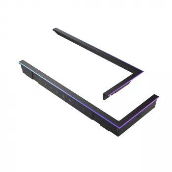 Kit de reforço de iluminação RGB ASUS TUF GAMING GT502 Horizon — ARGB 3 pinos, 5 V, 1,44 A, fixação magnética, compatível com Midi-Tower, preto