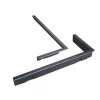 Kit de reforço de iluminação RGB ASUS TUF GAMING GT502 Horizon — ARGB 3 pinos, 5 V, 1,44 A, fixação magnética, compatível com Midi-Tower, preto