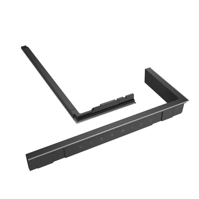 Kit de reforço de iluminação RGB ASUS TUF GAMING GT502 Horizon — ARGB 3 pinos, 5 V, 1,44 A, fixação magnética, compatível com Midi-Tower, preto