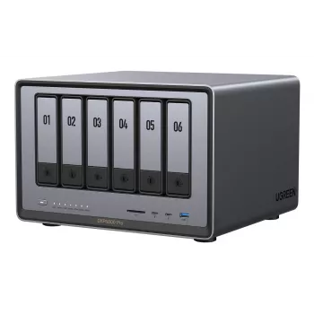 Ugreen DXP6800 Pro NAS Desktop Intel® Core™ i5 8 GB DDR5 Cinzento, Preto