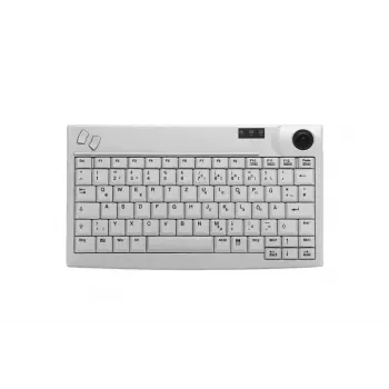 Teclado Contour Design Active Key AK-440 Escritório USB QWERTZ Alemão Branco