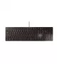 CHERRY KC 6000 teclado fino universal USB AZERTY belga preto
