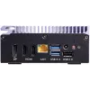 Shuttle Edge PC SPCEL12 mini PC industrial, Intel Celeron J6412 2 GHz, USFF 0,46 l, HDMI, DisplayPort, leitor de cartões
