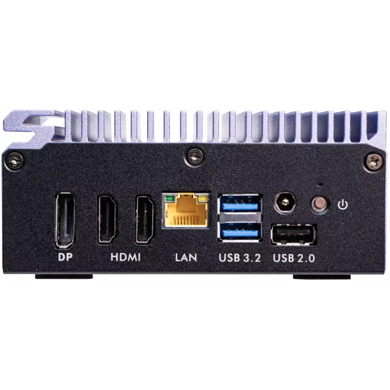 Shuttle Edge PC SPCEL12 mini PC industrial, Intel Celeron J6412 2 GHz, USFF 0,46 l, HDMI, DisplayPort, leitor de cartões