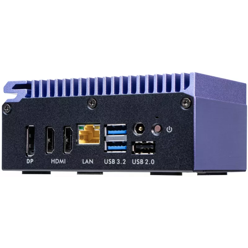 Shuttle Edge PC SPCEL12 mini PC industrial, Intel Celeron J6412 2 GHz, USFF 0,46 l, HDMI, DisplayPort, leitor de cartões