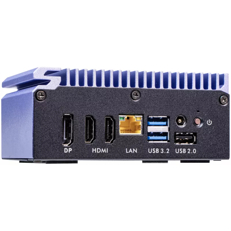 Shuttle Edge PC SPCEL12 mini PC industrial, Intel Celeron J6412 2 GHz, USFF 0,46 l, HDMI, DisplayPort, leitor de cartões