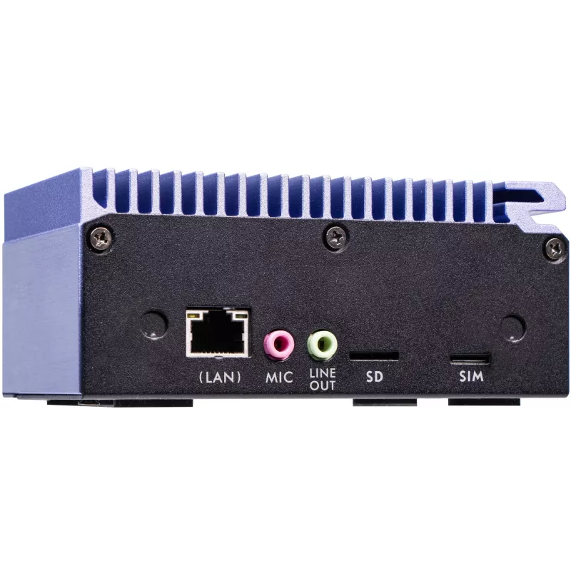 Shuttle Edge PC SPCEL12 mini PC industrial, Intel Celeron J6412 2 GHz, USFF 0,46 l, HDMI, DisplayPort, leitor de cartões