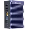 Shuttle Edge PC SPCEL12 mini PC industrial, Intel Celeron J6412 2 GHz, USFF 0,46 l, HDMI, DisplayPort, leitor de cartões