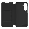 Capa flip Samsung Galaxy S25 FE 6,7 polegadas preto monocromático