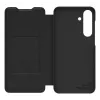 Capa flip Samsung Galaxy S25 FE 6,7 polegadas preto monocromático