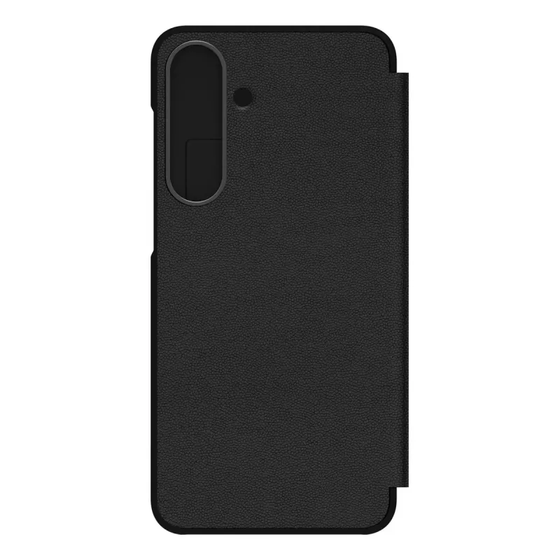 Capa flip Samsung Galaxy S25 FE 6,7 polegadas preto monocromático