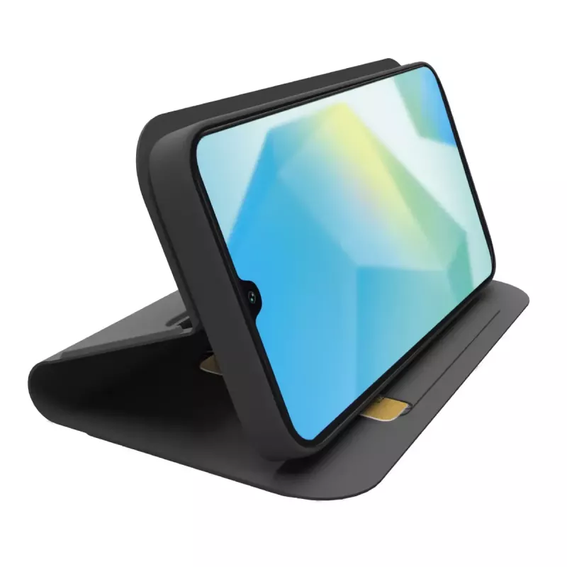 Capa carteira SBS Galaxy A17 preto de cor única