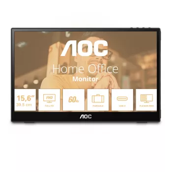 AOC 16T3EA TV/Monitor portátil preto 39,6 cm (15,6