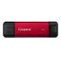 SSD externo Kingston 1 TB Dual USB-A/USB-C Portable SSD — USB 3.2 Gen 2, leitura 1050 MB/s, escrita 950 MB/s, preto/vermelho