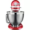 Robot de cozinha KITCHENAID Artisan 5KSM185PS, taça de aço inoxidável 4,8 L, 300 W, 10 velocidades, vermelho