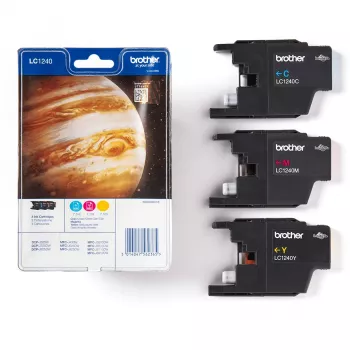 Cartucho de tinta Brother LC1240RBWBP XL Multipack C,M,Y