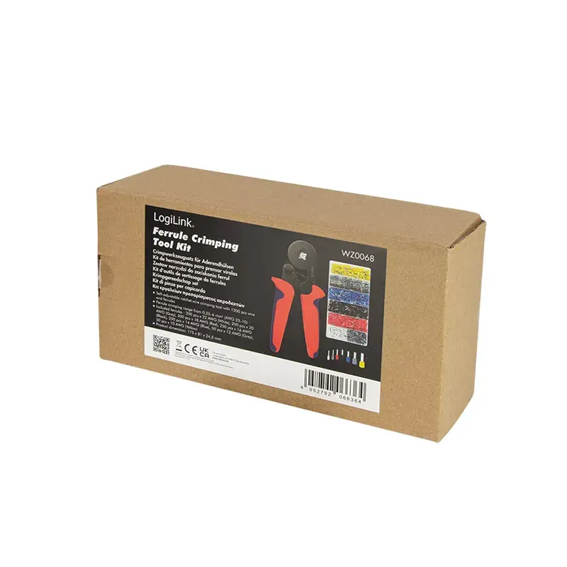 Alicate de cravar LogiLink WZ0068 diâmetro máximo de tubo 6 mm