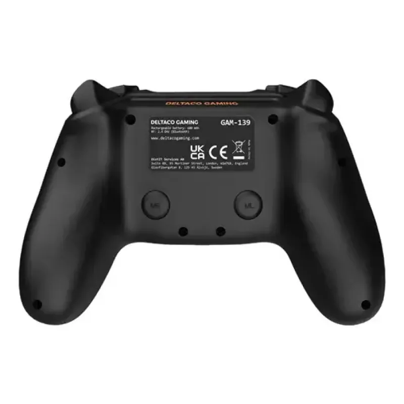 Comando Deltaco GAM-139 preto controlador USB