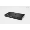 Estação de acoplamento KVM i-tec para 2 hosts HDMI, interface host USB-C, PD 2×100W, 4K@60Hz, 2×USB-A