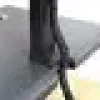 Suporte conversor de secretária ERGOTRON WorkFit-T preto — estrutura em aço inoxidável, altura 380 mm, carga máxima 15,9 kg