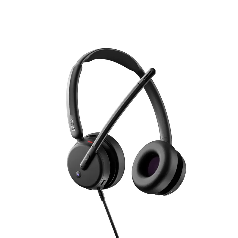 EPOS IMPACT 400 MS UC Duo ANC auscultadores com microfone com fio, USB-C+A, binaurais, cabo de 2 m, 125 g (1001494)