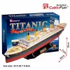 CubicFun T4011H Titanic Big puzzle 3D, 113 peças