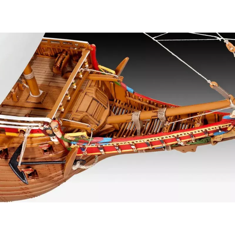 Revell 05414 navio real sueco VASA kit de montagem, 1:150, plástico, comprimento 45,5 cm