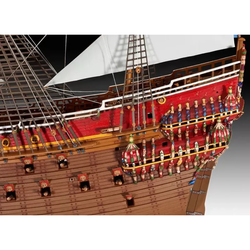 Revell 05414 navio real sueco VASA kit de montagem, 1:150, plástico, comprimento 45,5 cm