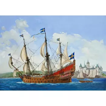 Modelo de veleiro Revell VASA kit 1:150 comprimento 455 mm altura 345 mm