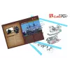 Puzzle 3D navio pirata 'Queen Anne's Revenge' modelo T4005H, kit de montagem em cartão CubicFun