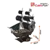 Puzzle 3D navio pirata 'Queen Anne's Revenge' modelo T4005H, kit de montagem em cartão CubicFun