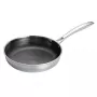 Frigideira multiusos Maestro MR-1224-28 28 cm, corpo de aço inoxidável de três camadas, antiaderente, adequada para indução