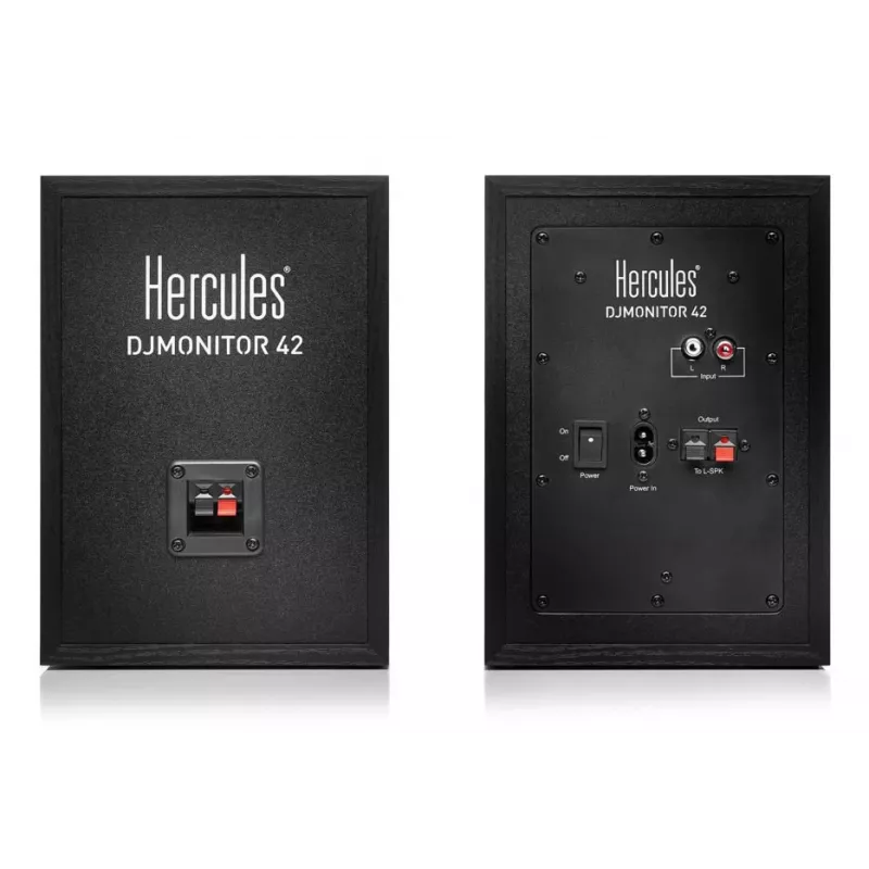 Altifalante DJ com fios Hercules DJMonitor 42 — 40 W RMS, 60–20000 Hz, preto