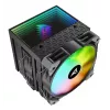 Arrefecedor de ar Sharkoon A60 RGB 12 cm 500–1800 rpm preto