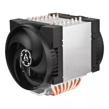 Arrefecedor de CPU para servidor 4U Arctic Freezer 4U‑M Rev. 2 — ventoinha de 120 mm, fluxo de ar 122,16 m³/h, rolamento de esferas duplo, 156×124×145 mm, TDP 350 W