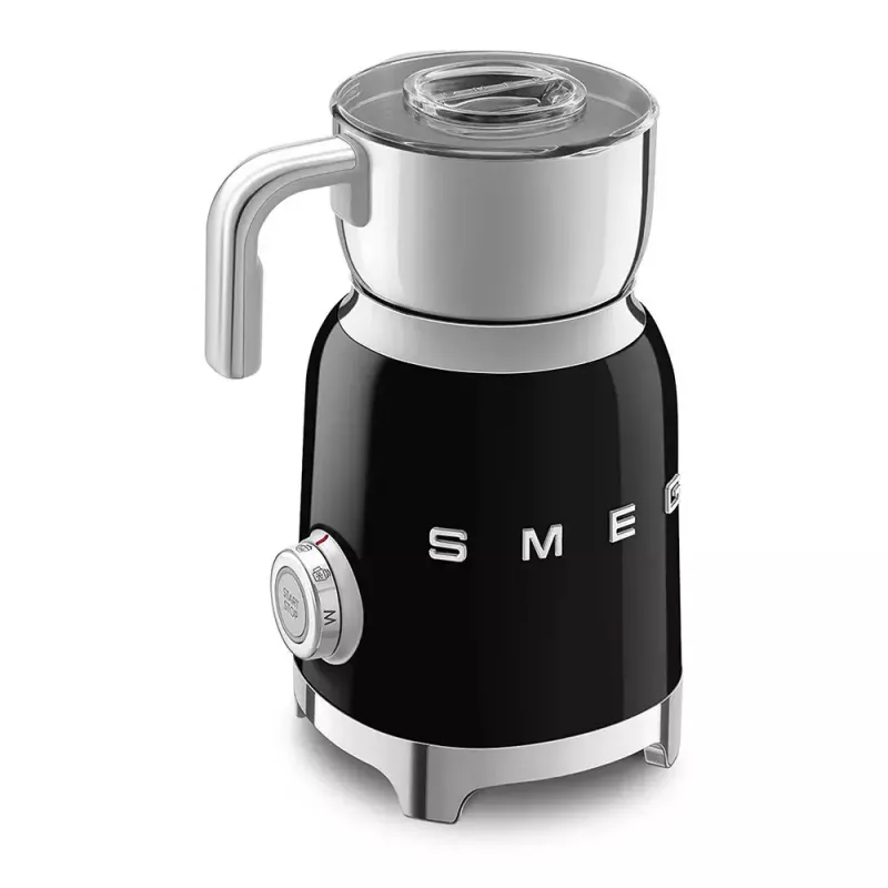 Espumador/aquecedor de leite Smeg MFF11BLEU automático preto 500W
