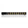 ATEN Switch KVM USB/PS/2 VGA de 16 portas sobre IP com porta periférica USB